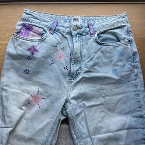Hand-painted BDG mom jeans
